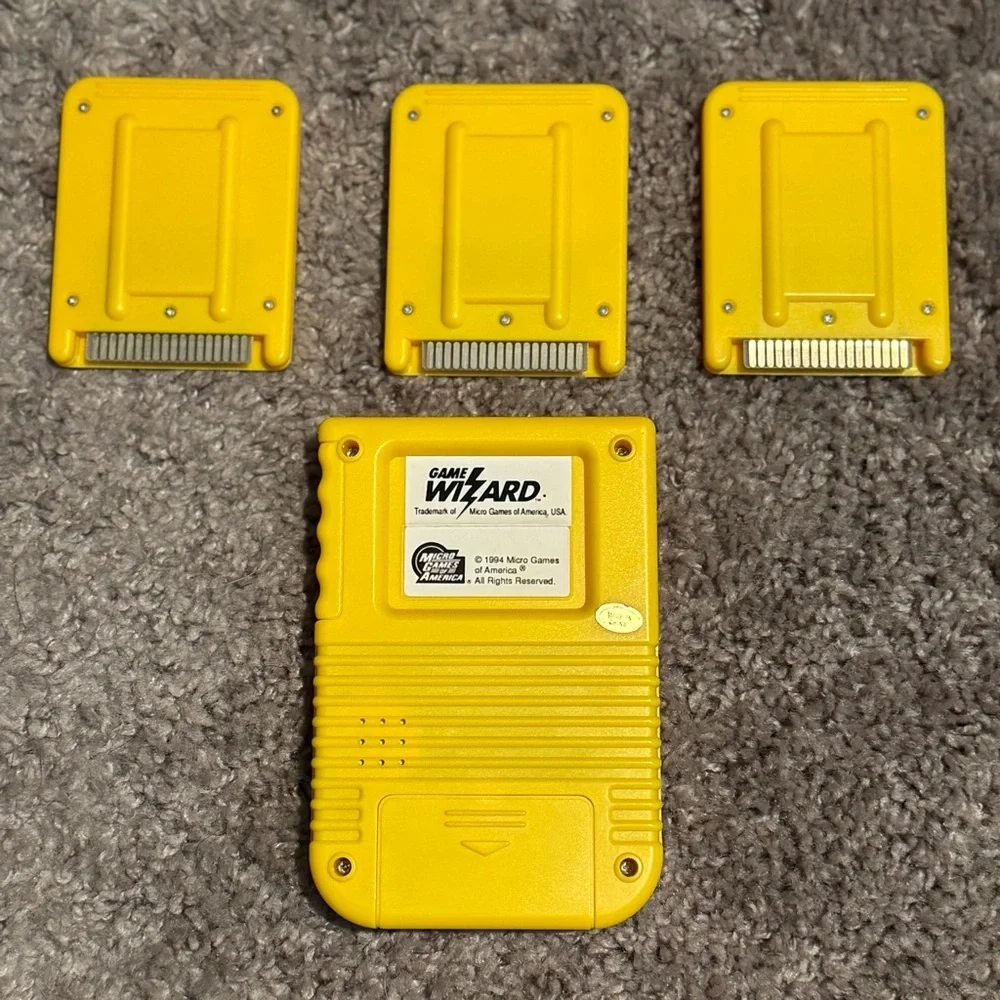 Vintage Game Wizard Power Rangers 3 Pack Games from 1994
